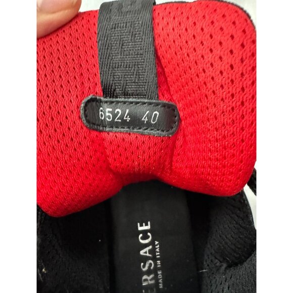 Versace Black & Red Hiking Sneakers With Vibram Soles‎ & COA - Picture 11 of 16